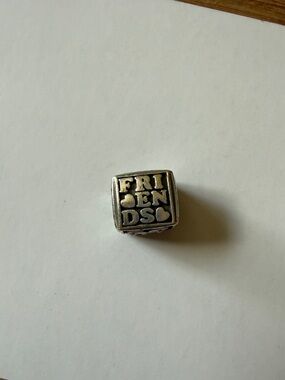 Brighton Silver 'Friends Forever' Square Charm